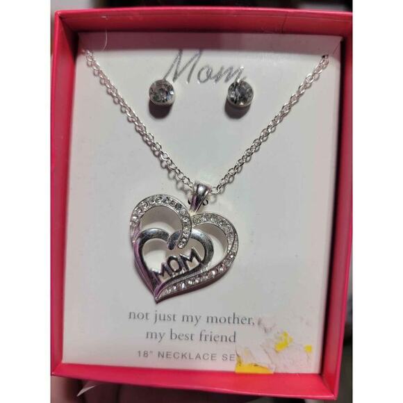 Walmart Jewelry - Mom Necklace And Earring Set